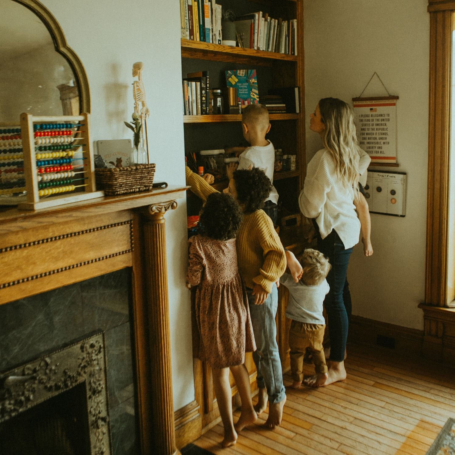 Do not grow tired of mothering