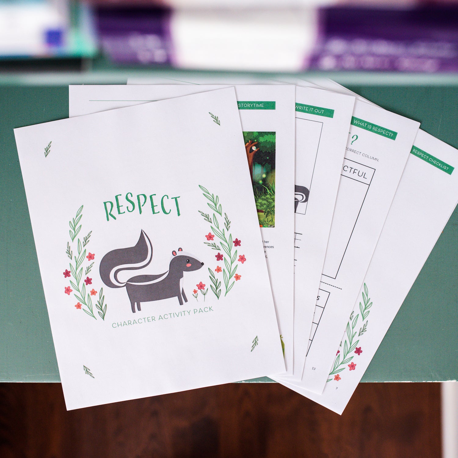 Beginner Character Activity Pack - Respect (DOWNLOAD)