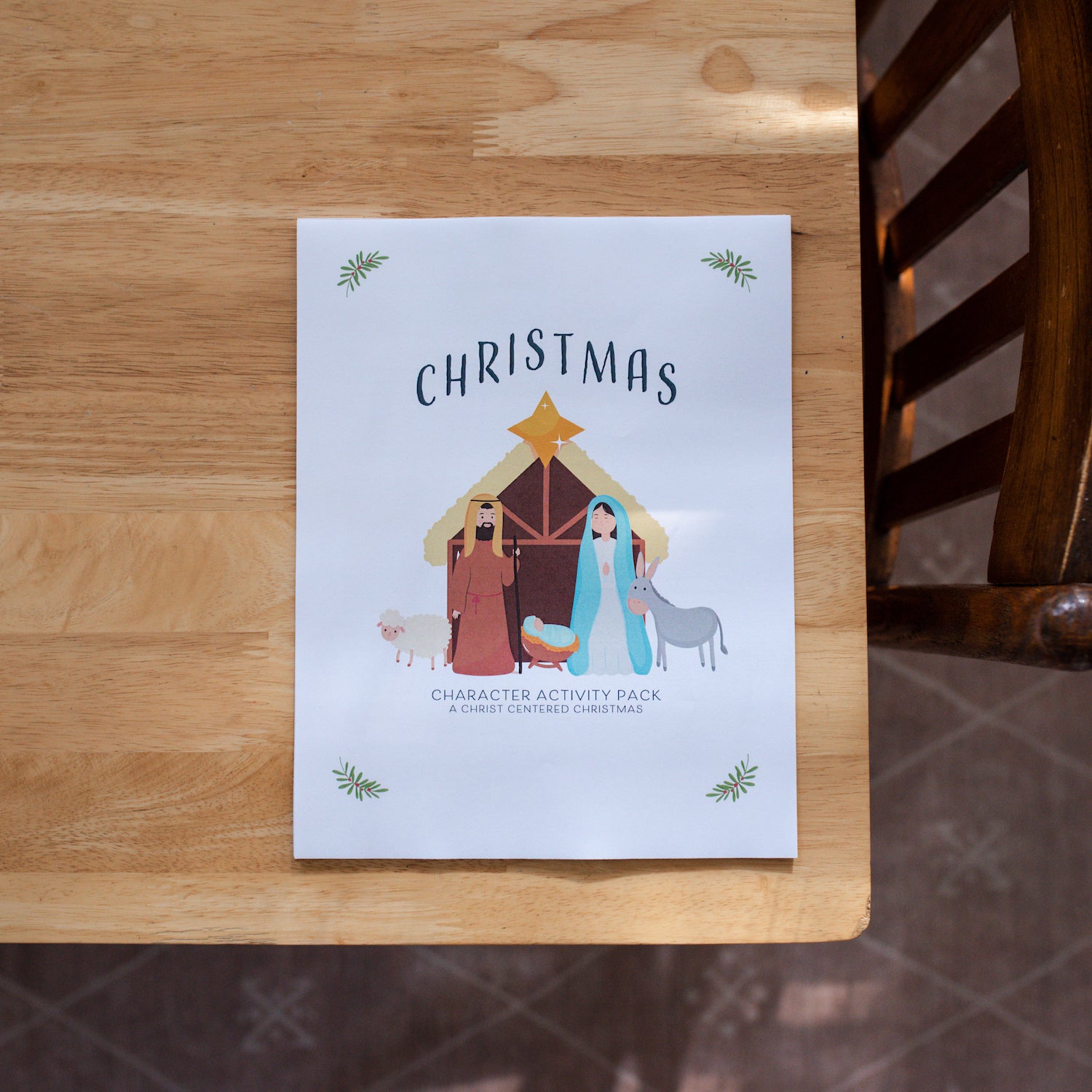 Christmas Character Activity Pack