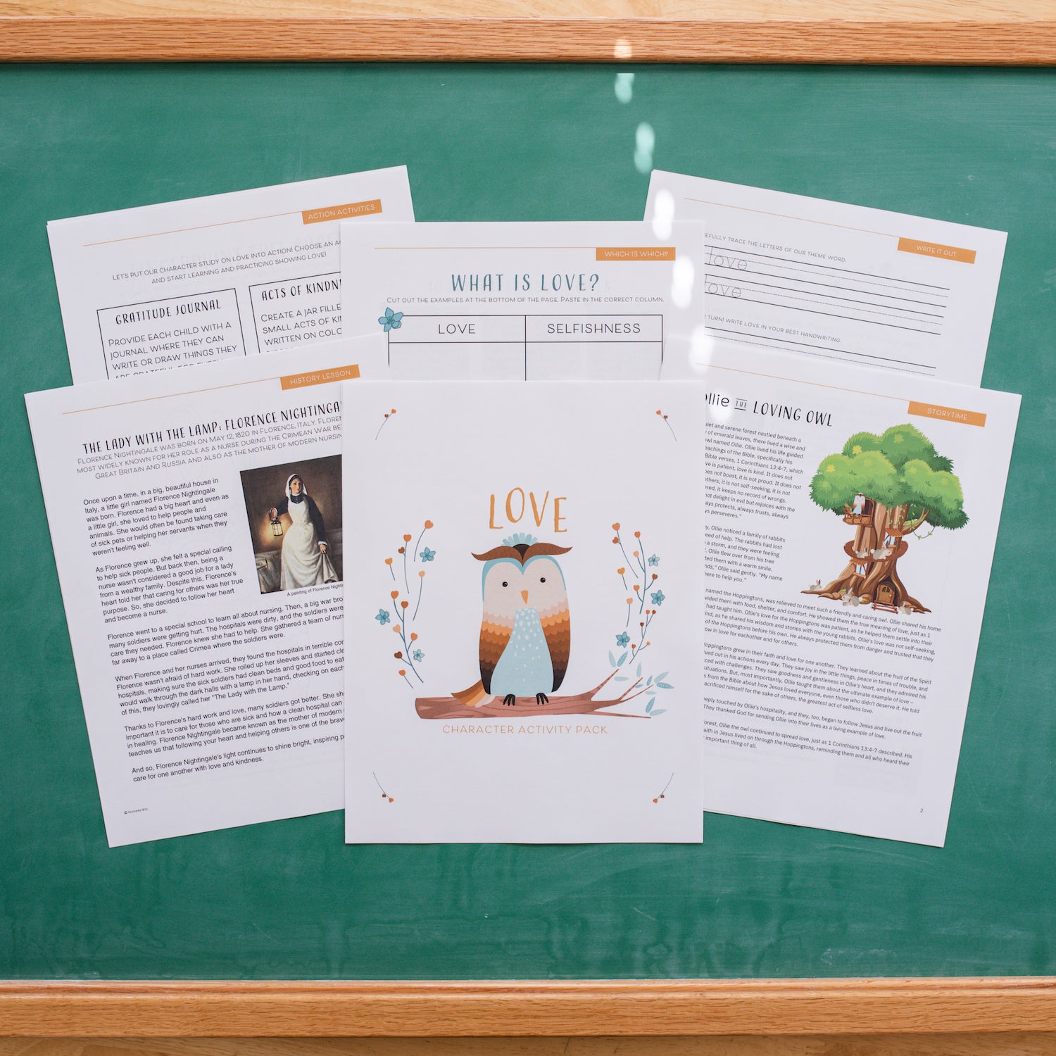 Beginner Character Activity Pack - Love (DOWNLOAD)