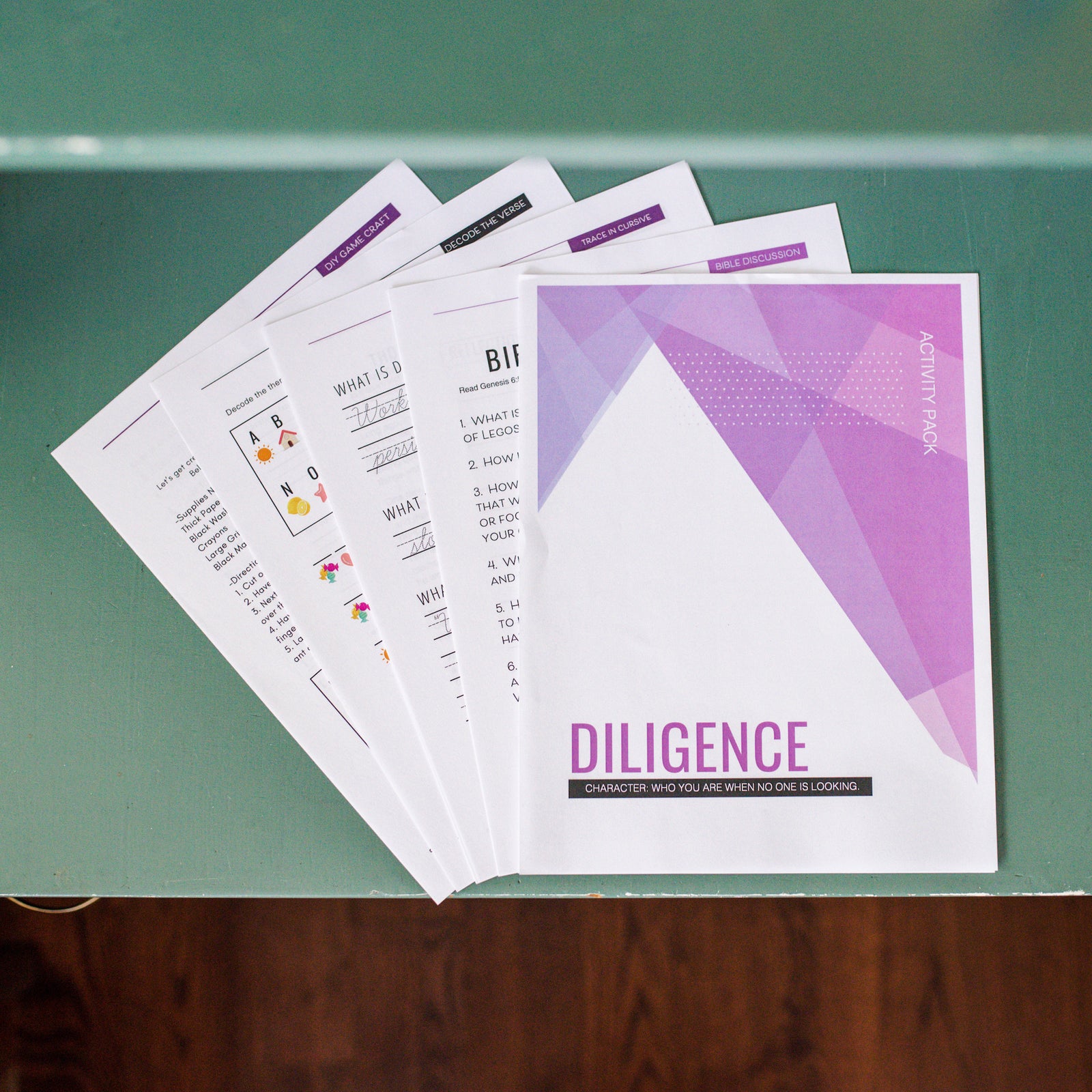 Youth Activity Pack - Diligence (DOWNLOAD)