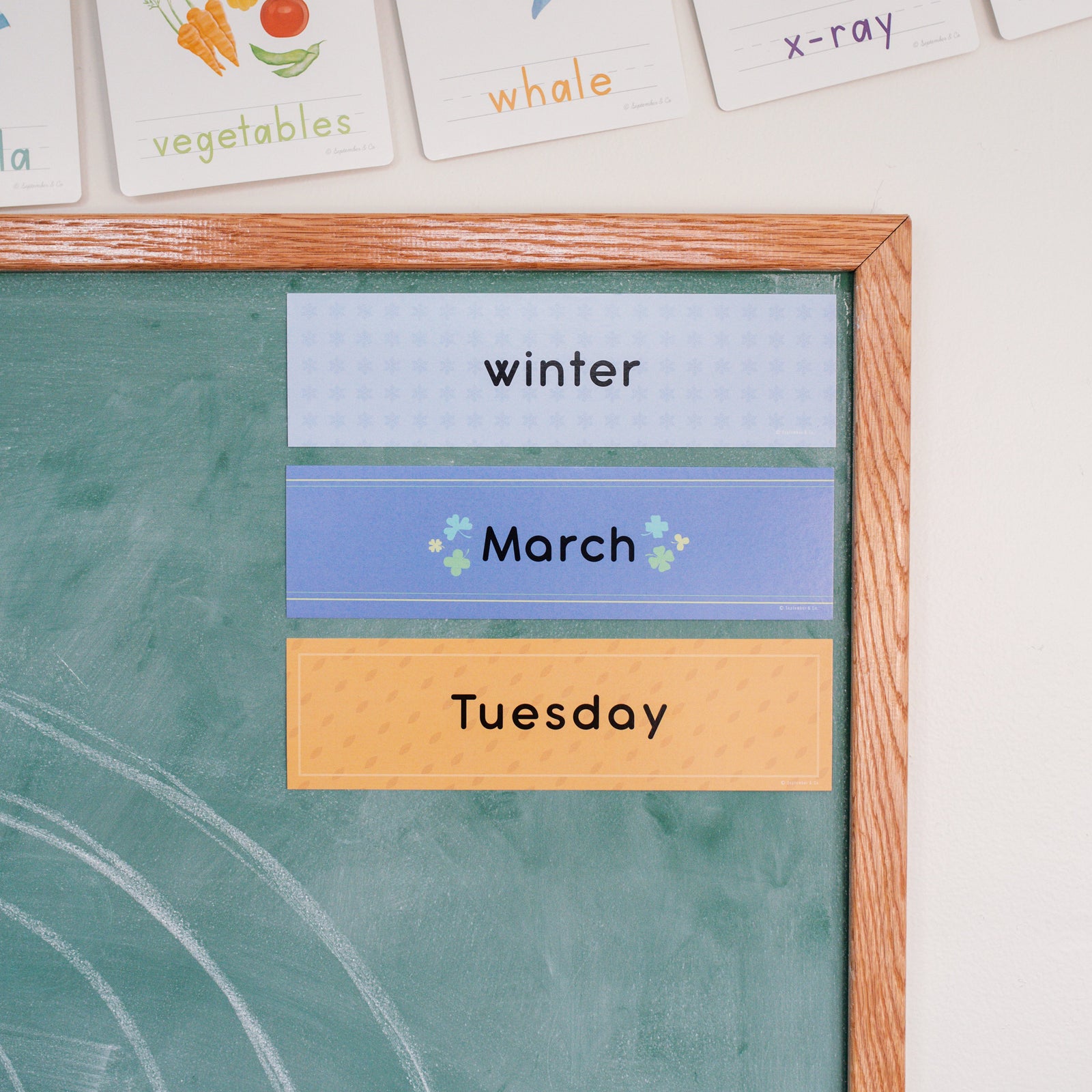 Months, Seasons, Days of Week Flash Cards (DOWNLOAD)