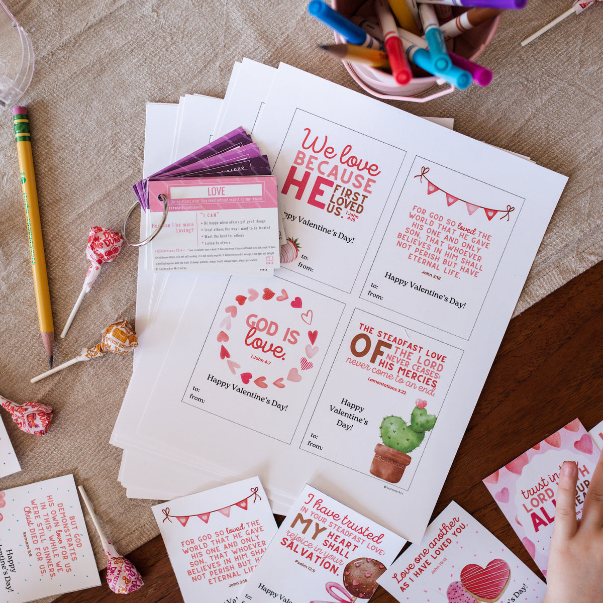 Scripture Valentine&#39;s Printable (DOWNLOAD)