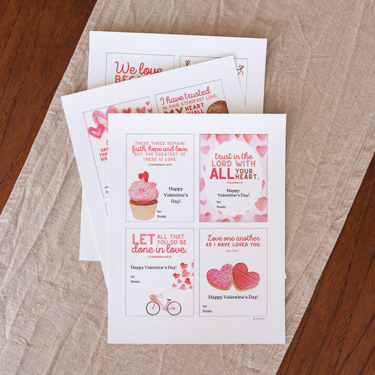 Scripture Valentine&#39;s Printable (DOWNLOAD)