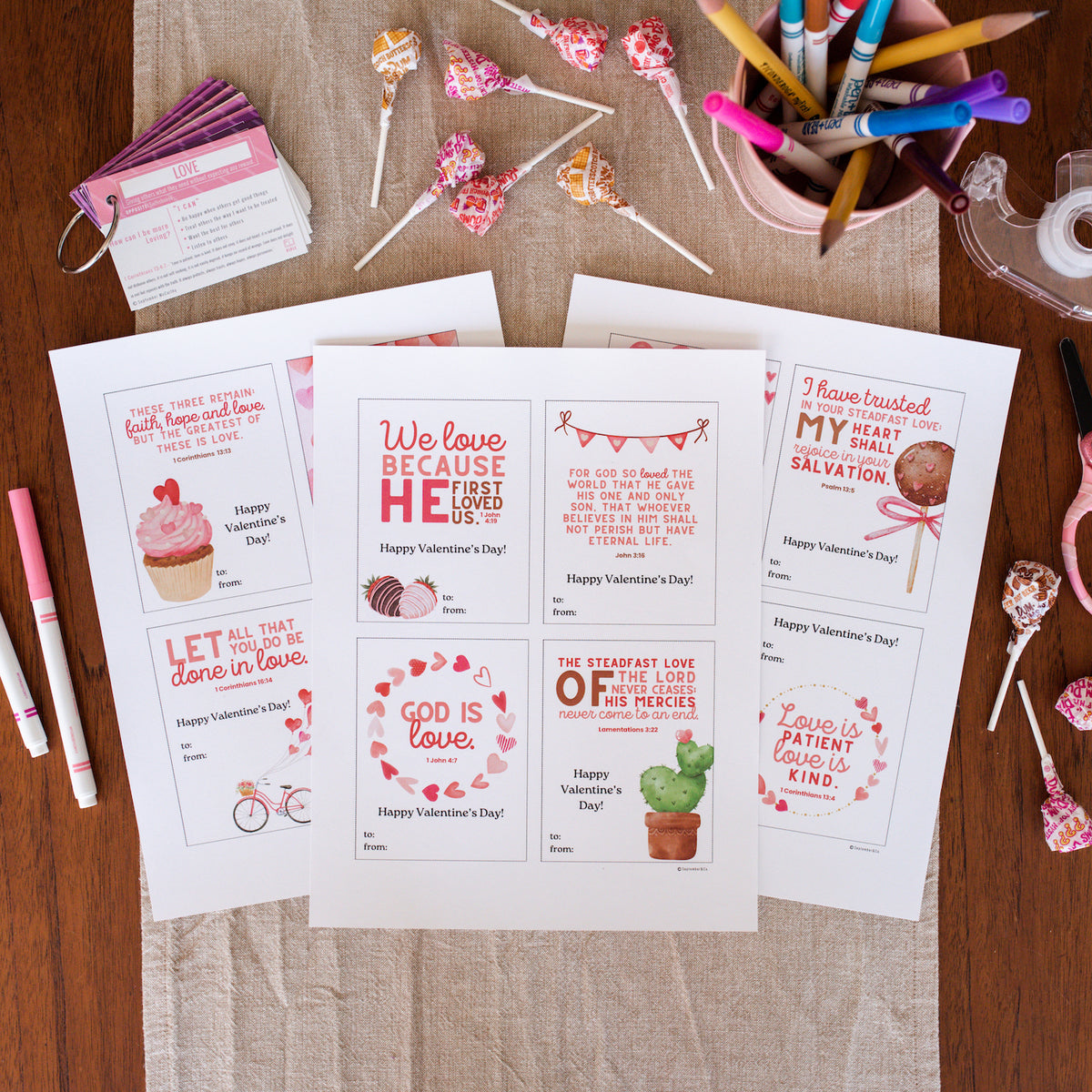 Scripture Valentine&#39;s Printable (DOWNLOAD)