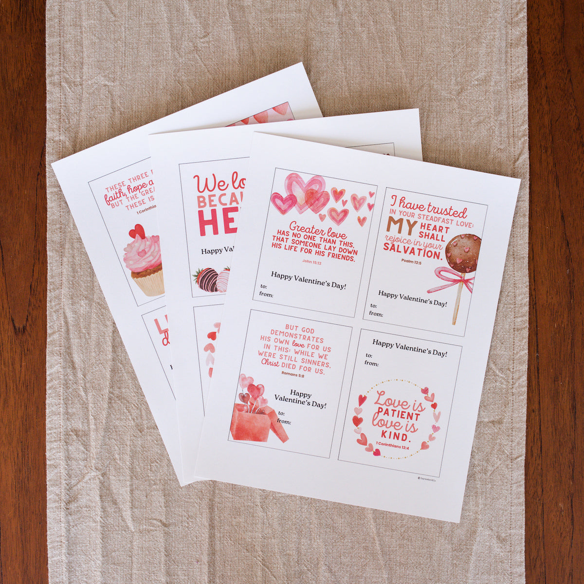 Scripture Valentine&#39;s Printable (DOWNLOAD)