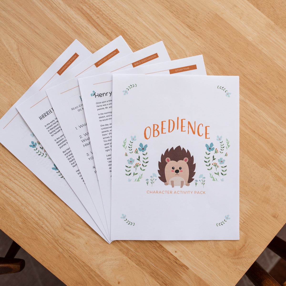 Beginner Character Activity Pack - Obedience