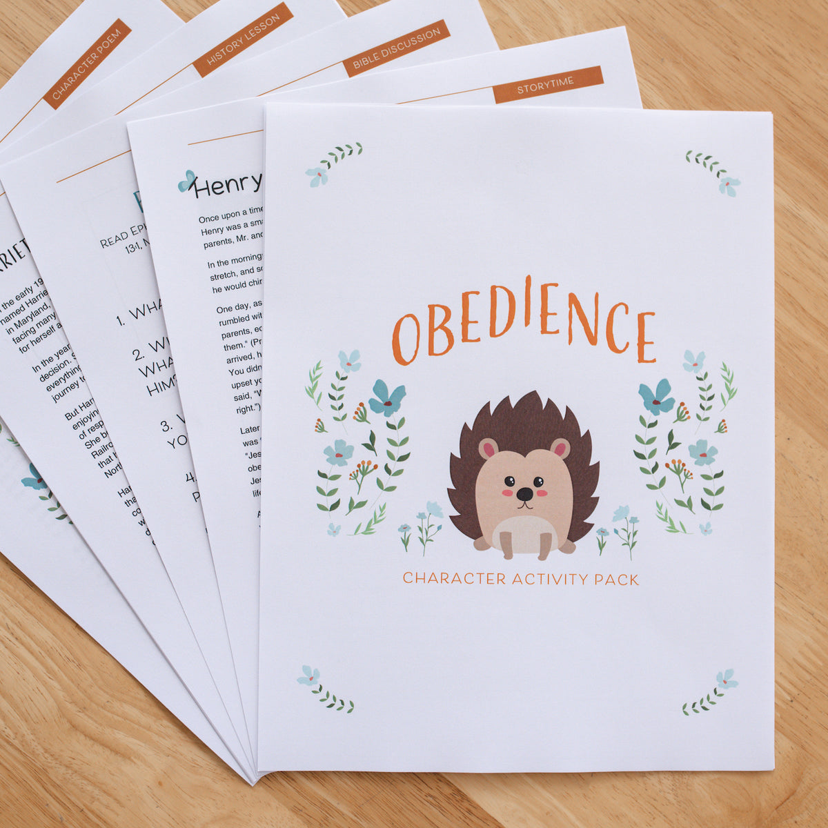 Beginner Character Activity Pack - Obedience