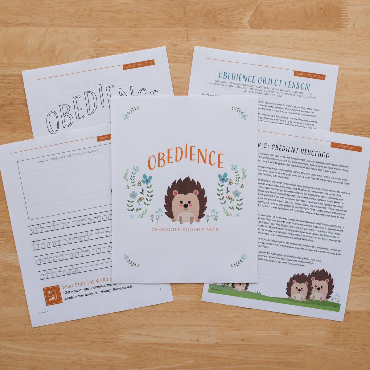 Beginner Character Activity Pack - Obedience