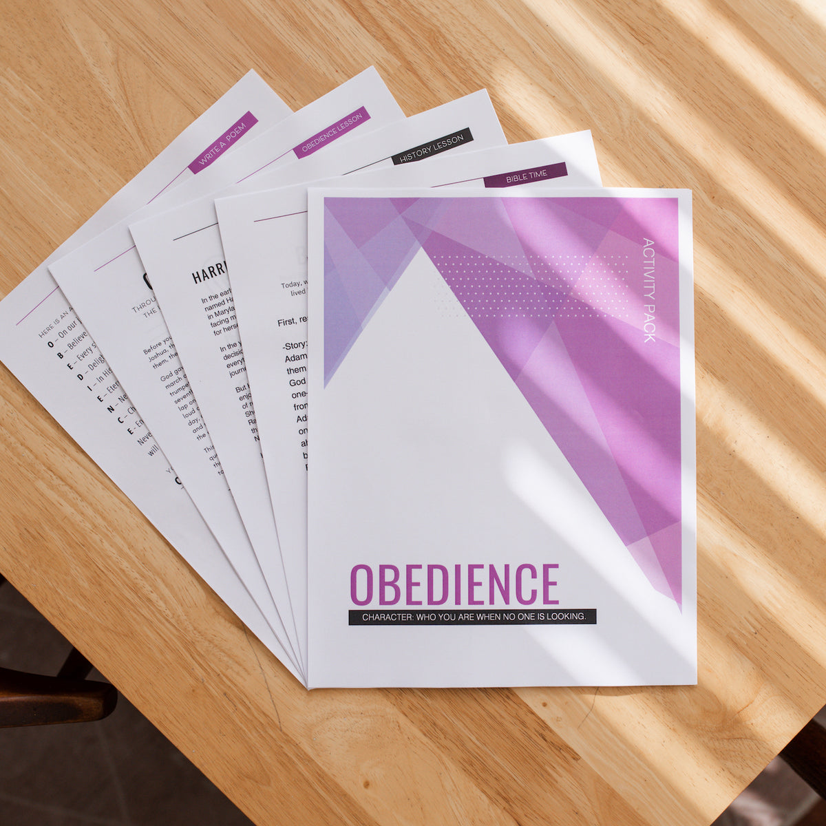 Youth Activity Pack - Obedience