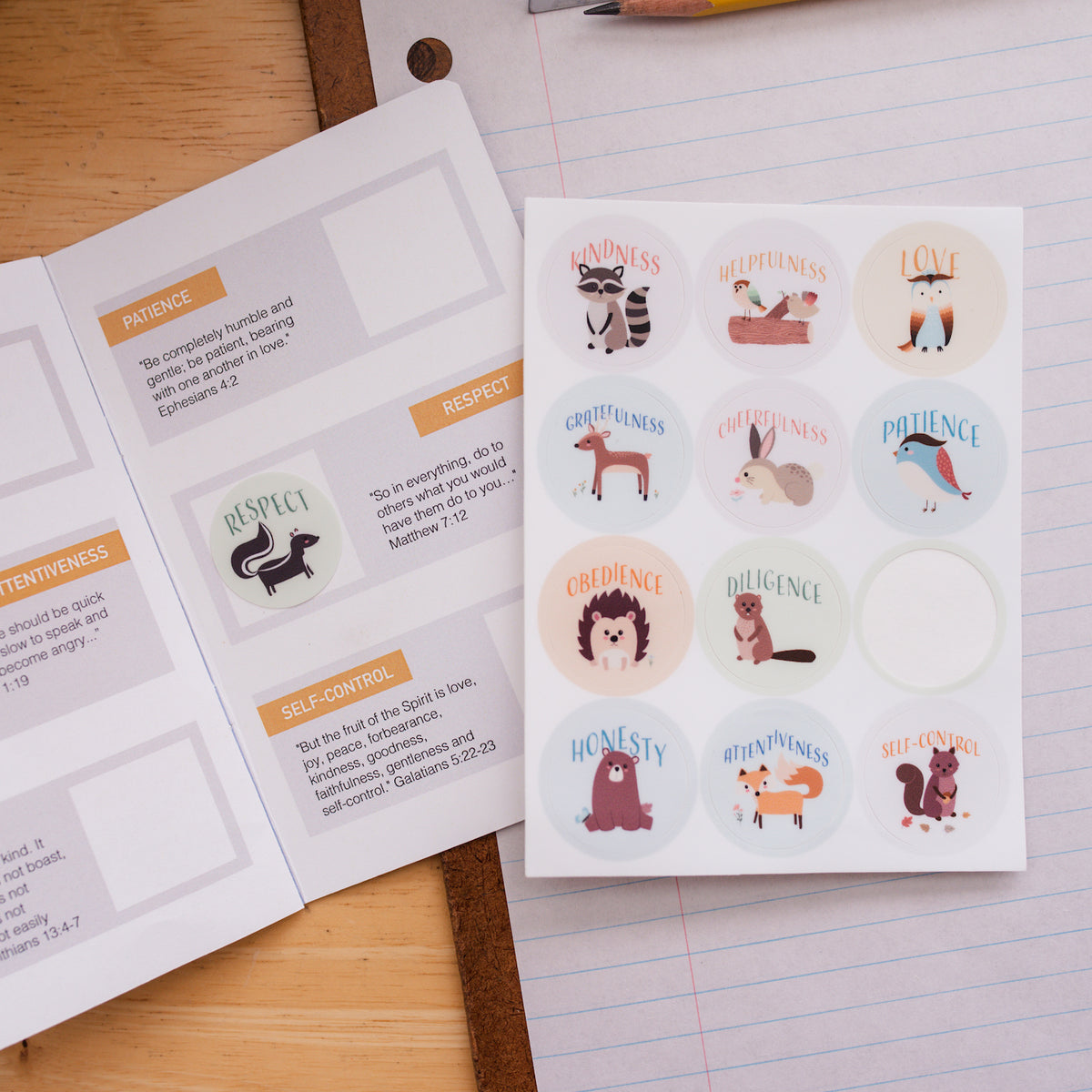 Character Passport and Sticker Set