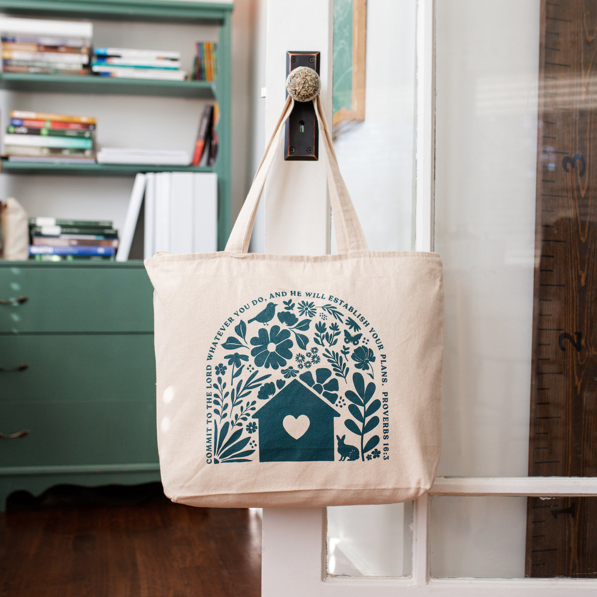 Proverbs 16:3 Tote Bag