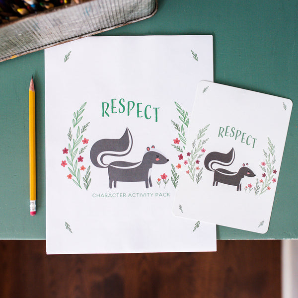 Beginner Character Activity Pack - Respect (DOWNLOAD) - September & Co ...