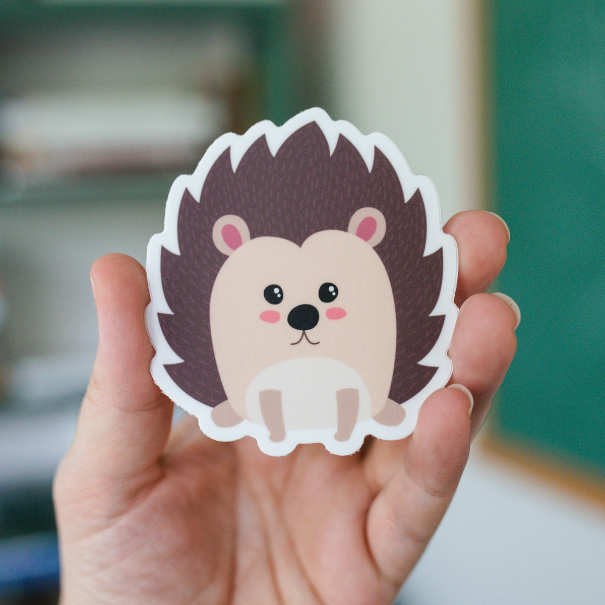 &quot;Obedience&quot; Hedgehog Sticker