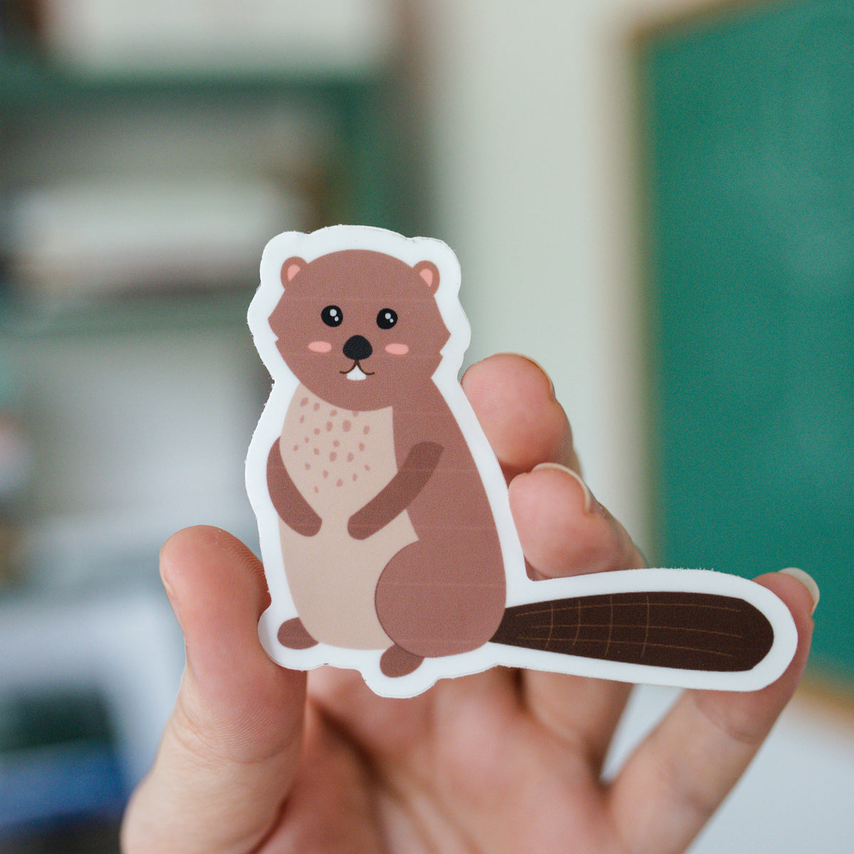 &quot;Diligence&quot; Beaver Sticker