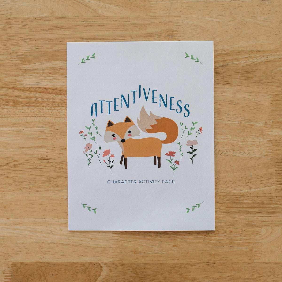 Beginner Character Activity Pack - Attentiveness (DOWNLOAD)