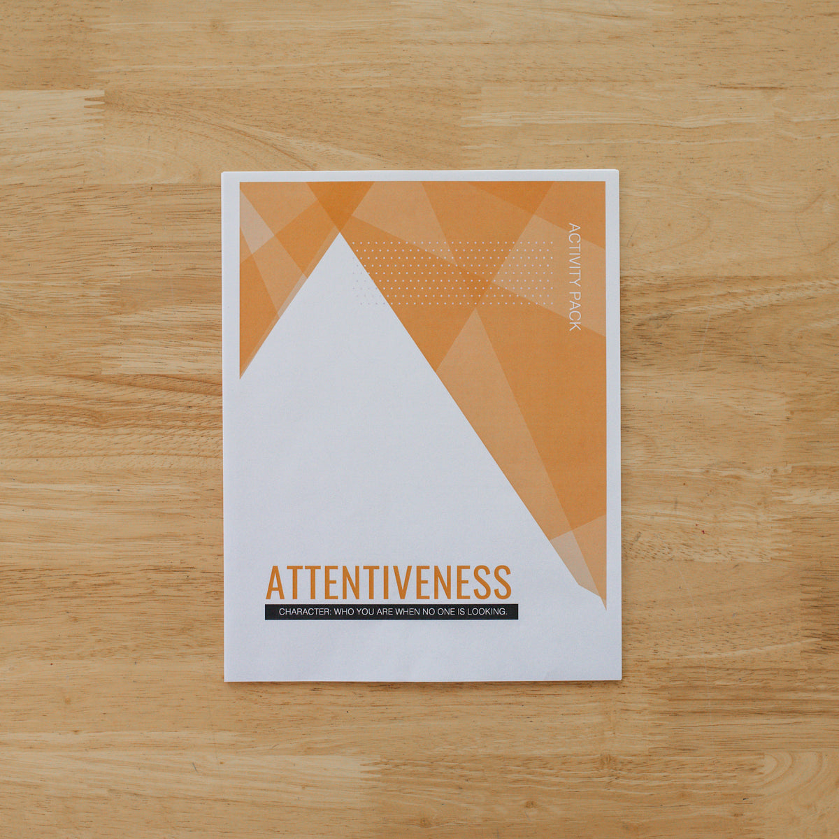 Youth Activity Pack - Attentiveness