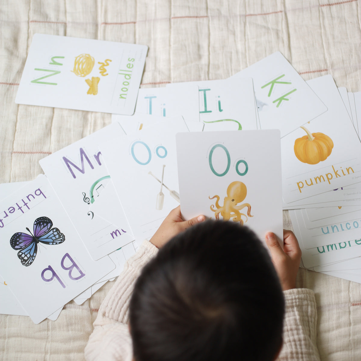 Watercolor Alphabet Cards