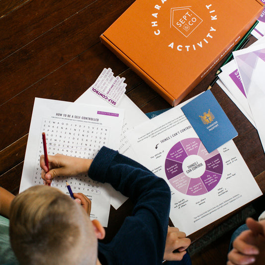 Youth Character Activity Pack - Self Control (DOWNLOAD)