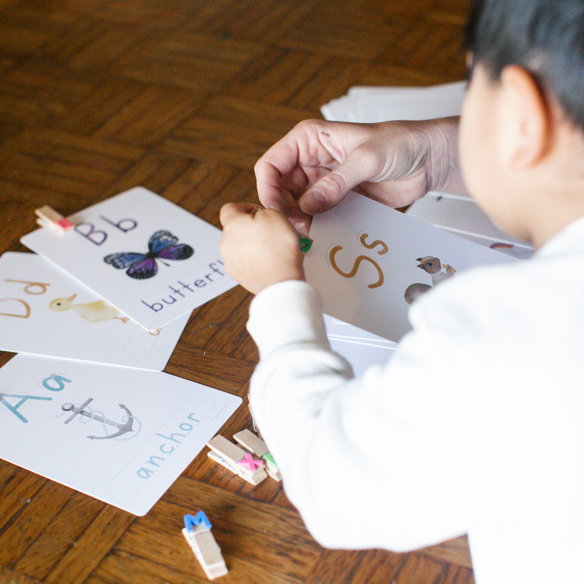 Watercolor Alphabet Cards