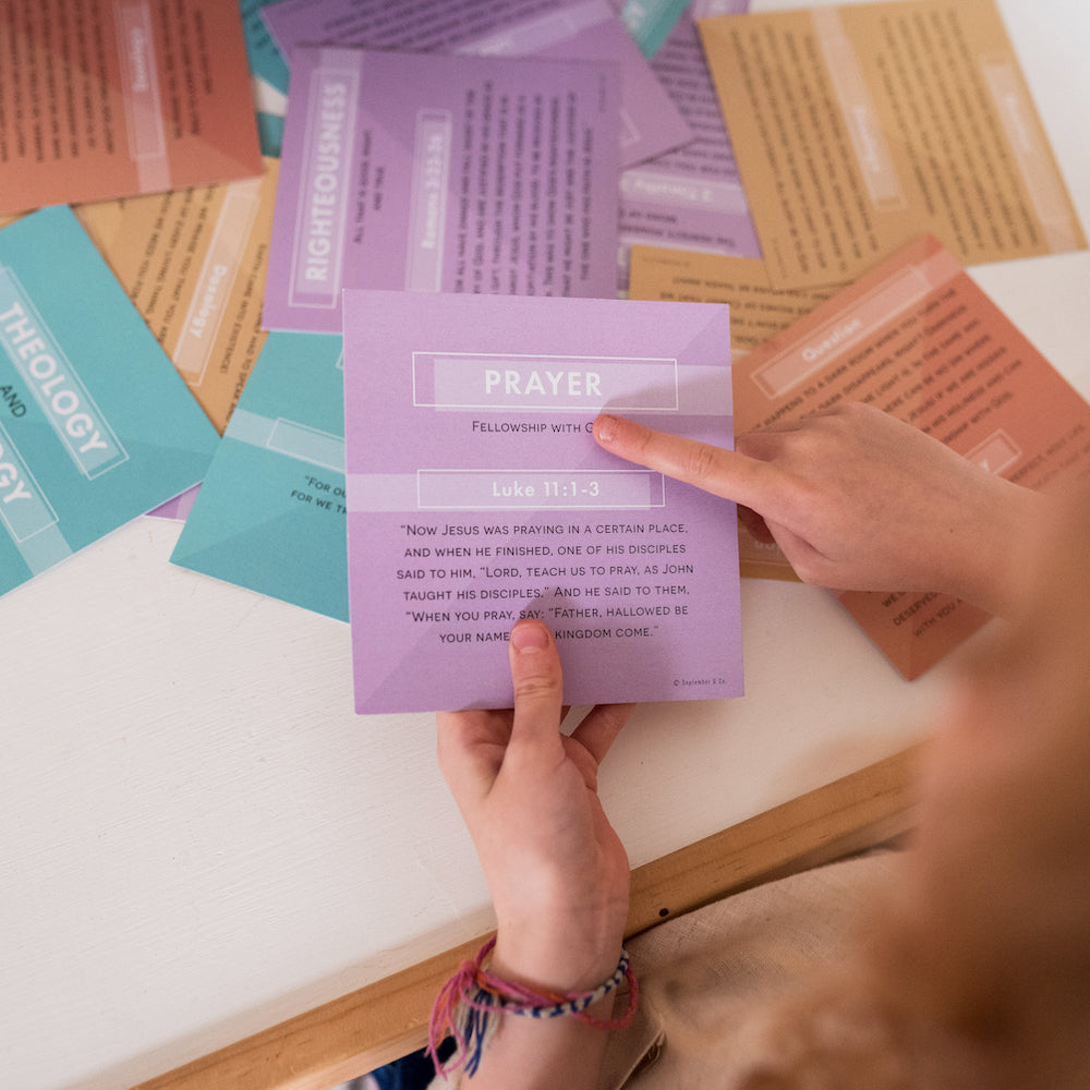 Theology and Doxology Cards | Little Learners and Teens and Tweens pack