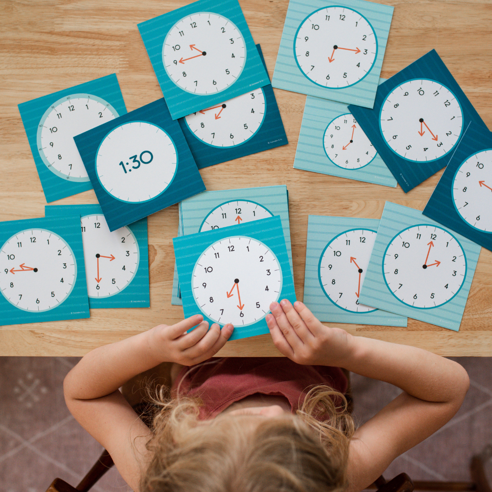 Clock Note Card Clock Cards (DOWNLOAD) - September & Co. Shop